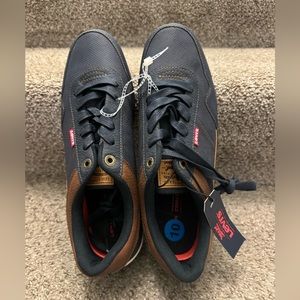 Levi’s Navy Blue Sneakers Synthetic Upper Men’s Size 10 Brand New